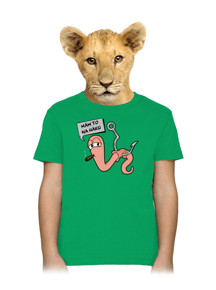 Na háku dětské tričko Kelly Green