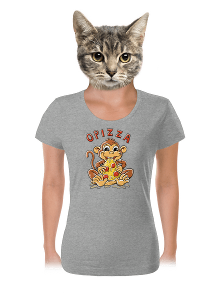 Opizza dámské tričko Dark Gray Melange