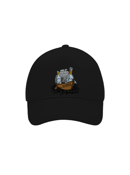 Na suchu kšiltovka baseballka Black