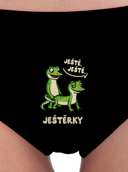 Ještě, ještě dámské kalhotky Black