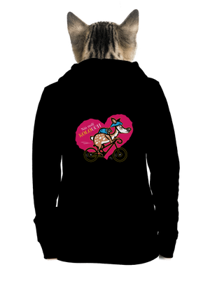 Kolouch na kole dámská mikina na zip Black