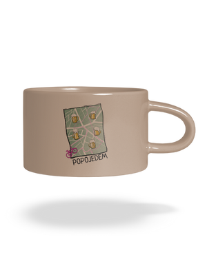 Popojedem hrnek makronka Brown Macaron