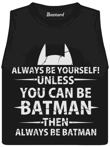 Batman dámské tílko volné Black