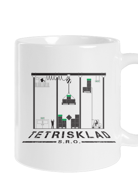 Tetrisklad klasický hrnek White