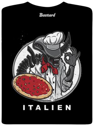 Italien pánské dlouhý rukáv Black