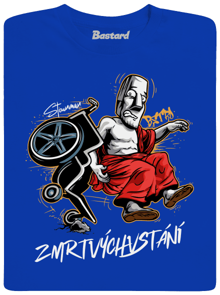 Zmrtvýchvstání pánské dlouhý rukáv Royal Blue