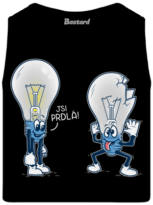 Prdlá pánské tílko Black