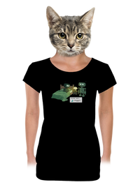 dámské tričko s lemem