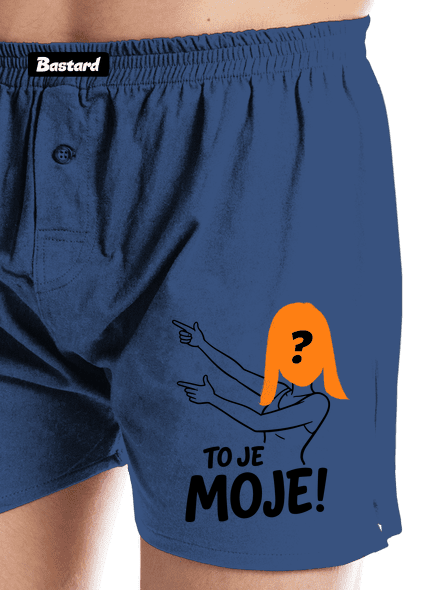 To je moje s ženou pánské trenky Blue