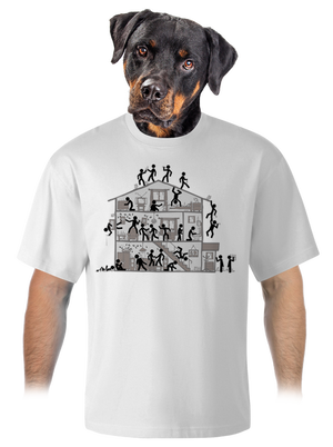 unisex tričko oversized