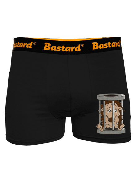Ježeček v kleci boxerky Black
