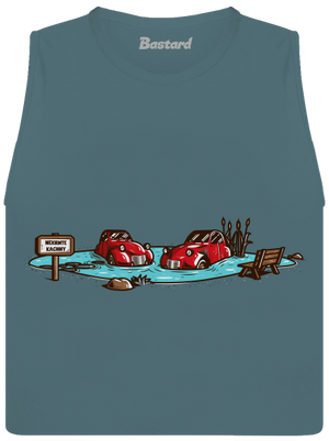 Kachny dámské tílko volné Heather Deep Teal