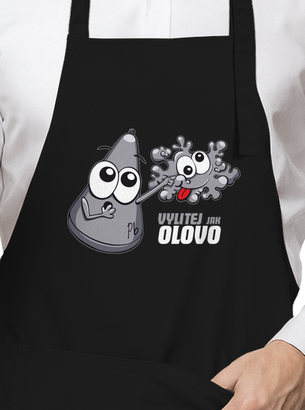 Vylitej jak olovo zástěra Black