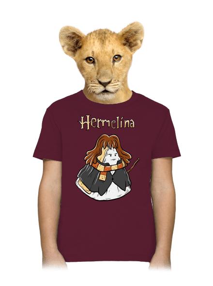 Hermelína dětské tričko Burgundy