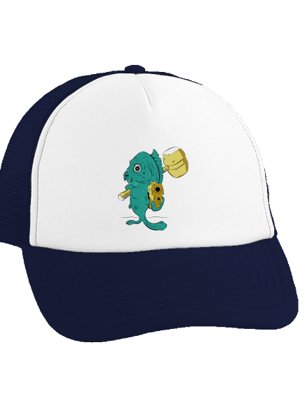 Poslední štědrovečerní kšiltovka truckerka French Navy cap