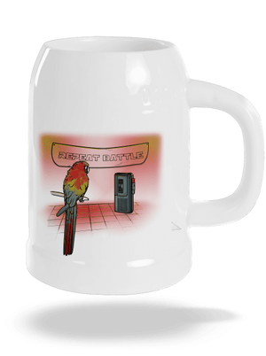 Repeat battle půllitr White