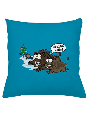 Já už ho vidím polštář Blue Turquoise