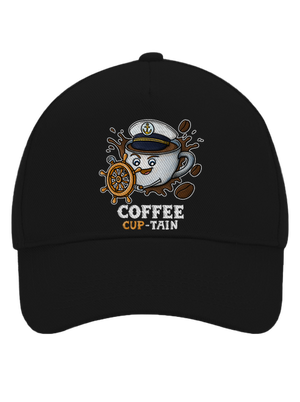 Coffee Cup-tain kšiltovka baseballka Black
