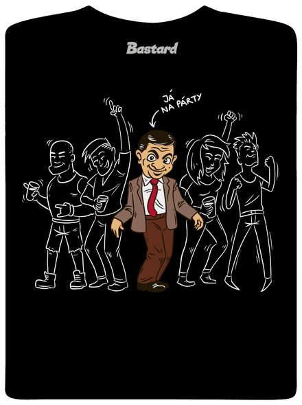 Já na párty pánské tričko Black