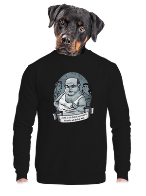 unisex mikina bez kapuce