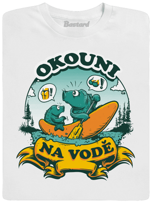 Okouni na vodě pánské dlouhý rukáv White