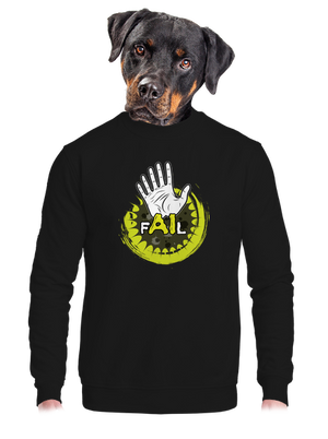 unisex mikina bez kapuce