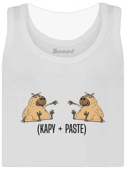 Kapy paste dámské tílko klasické White