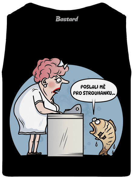 Strouhanka pánské tílko Black