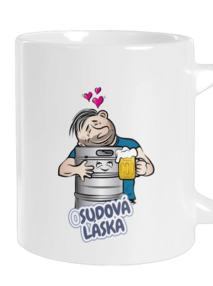 Osudová láska velký hrnek White