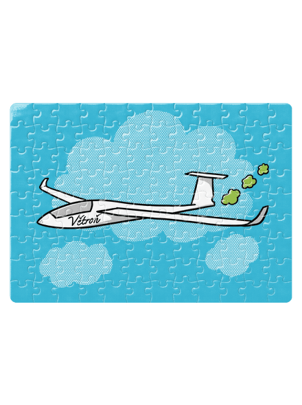 Větroň puzzle White