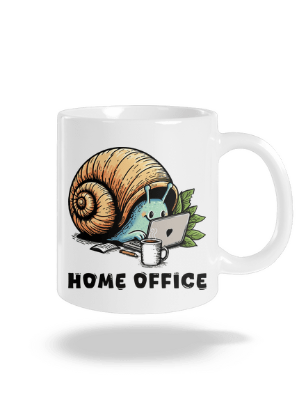 Šnekův home office klasický hrnek White
