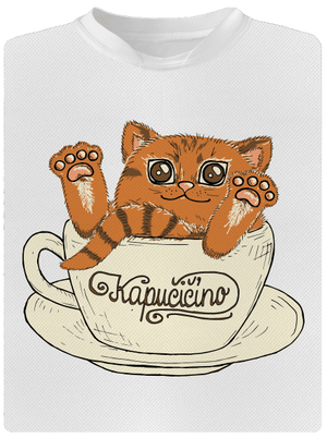 Kapučičíno dětské sportovní tričko White