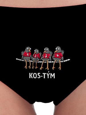 Kos-tým dámské kalhotky Black