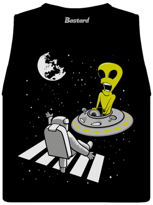 Vesmírný přechod dámské tílko volné Black