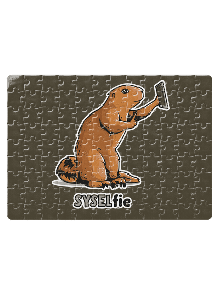Syselfie puzzle White