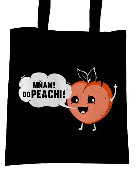 Mňam do peachi taška Black