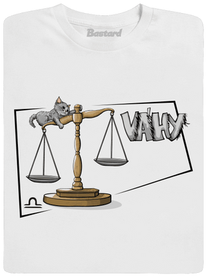 Kočičí horoskop: Váhy dětské tričko White