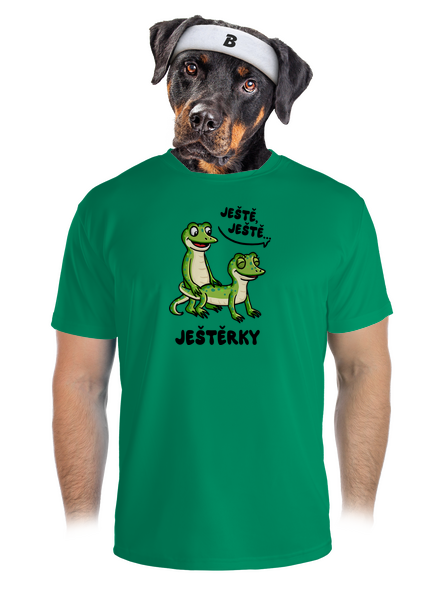 Ještě, ještě pánské sportovní tričko Kelly Green Mal