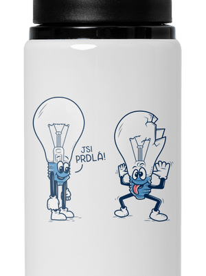 Prdlá lahev na vodu White