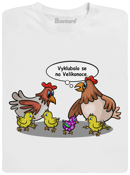 Velikonoční kuře dětské tričko White