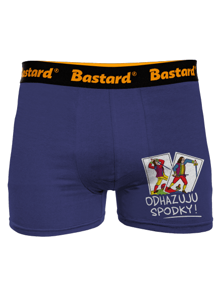 Karty Prší boxerky Blue Navy