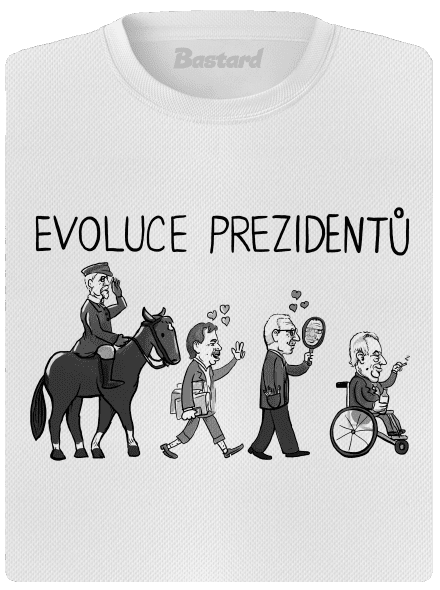 Evoluce prezidentů dámské sportovní tričko White