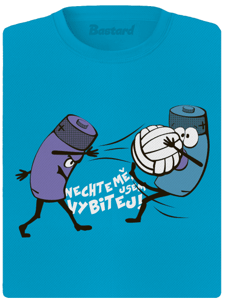 Vybitej dámské sportovní tričko Blue Atol