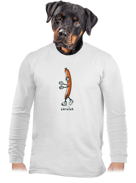 Páreček pánské dlouhý rukáv White