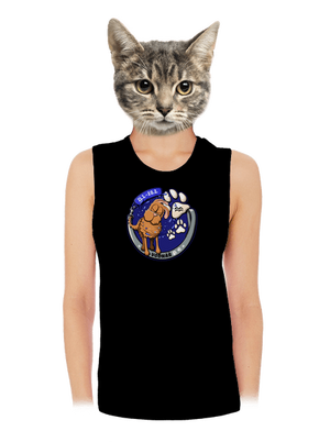 Psí horoskop: Vodnář dámské tílko volné Black