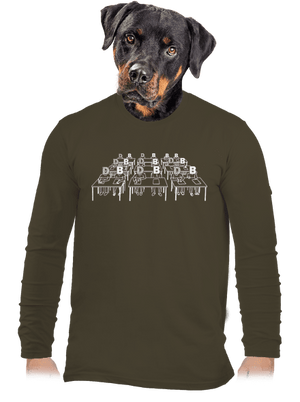 Cimrman: Debil, blbeček pánské dlouhý rukáv Urban Khaki