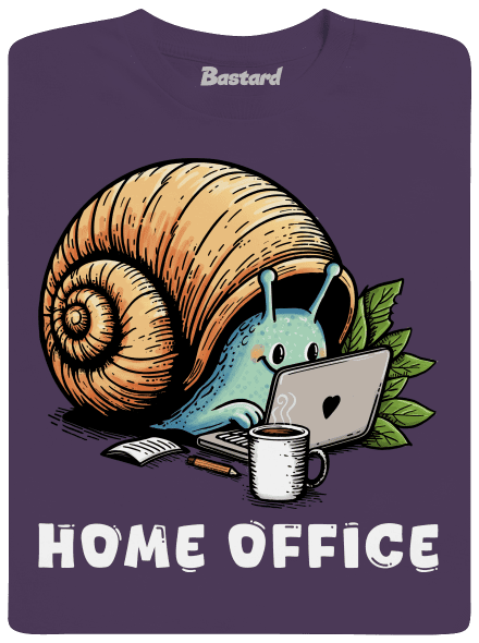 Šnekův home office pánské tričko Urban Purple
