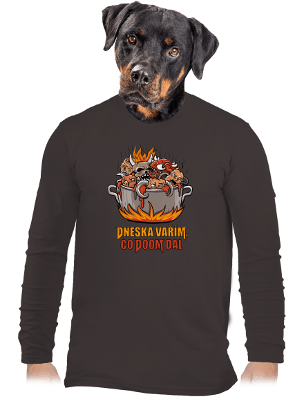 Co Doom dal pánské dlouhý rukáv Bear Brown