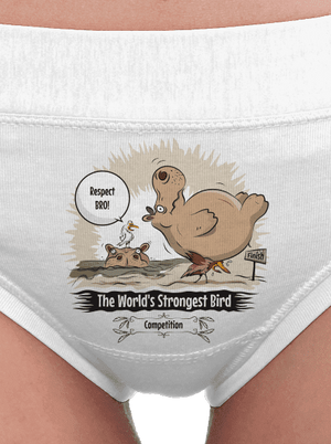Strongest bird dámské kalhotky White