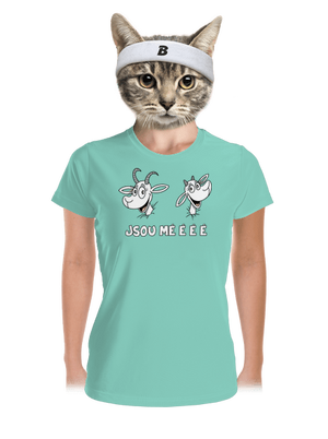 Kozy Jsou méééé dámské sportovní tričko Mint Mal